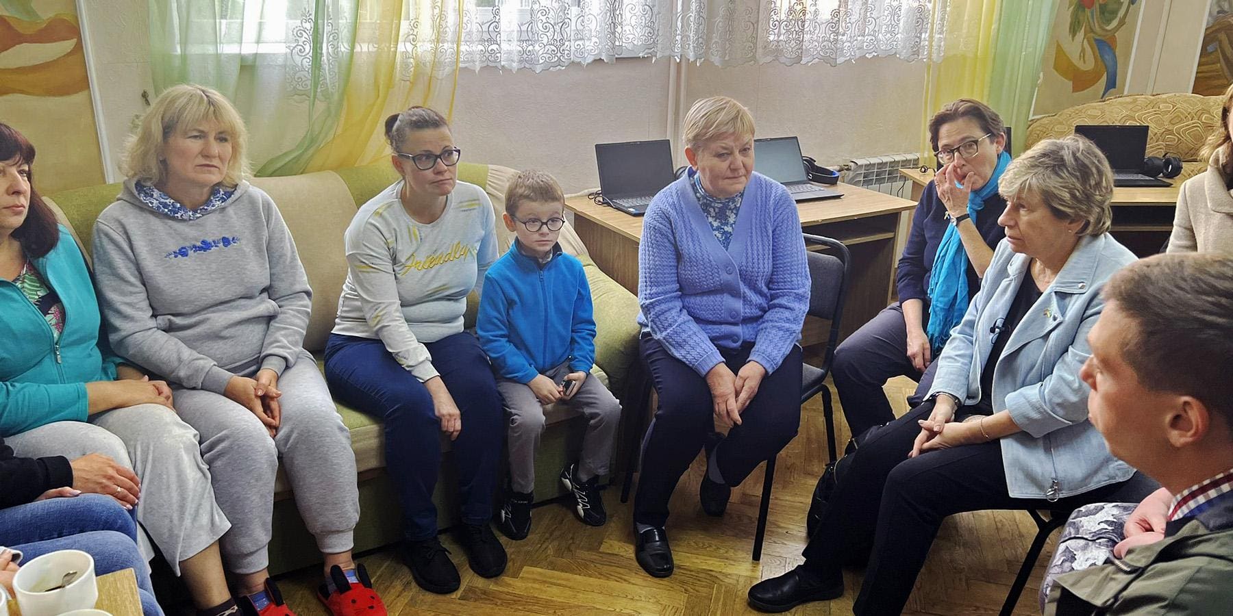 AFT President Randi Weingarten meeting with Ukrainian Teachers